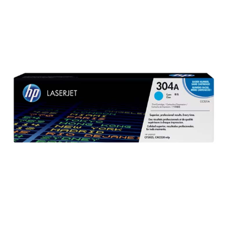 HP 304A LaserJet Original Cyan Toner Cartridge HP 304A LaserJet Original Cyan Toner Cartridge